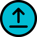 ui,upload,multimedia,arrows,file upload,control,web page,up arrow,upload button